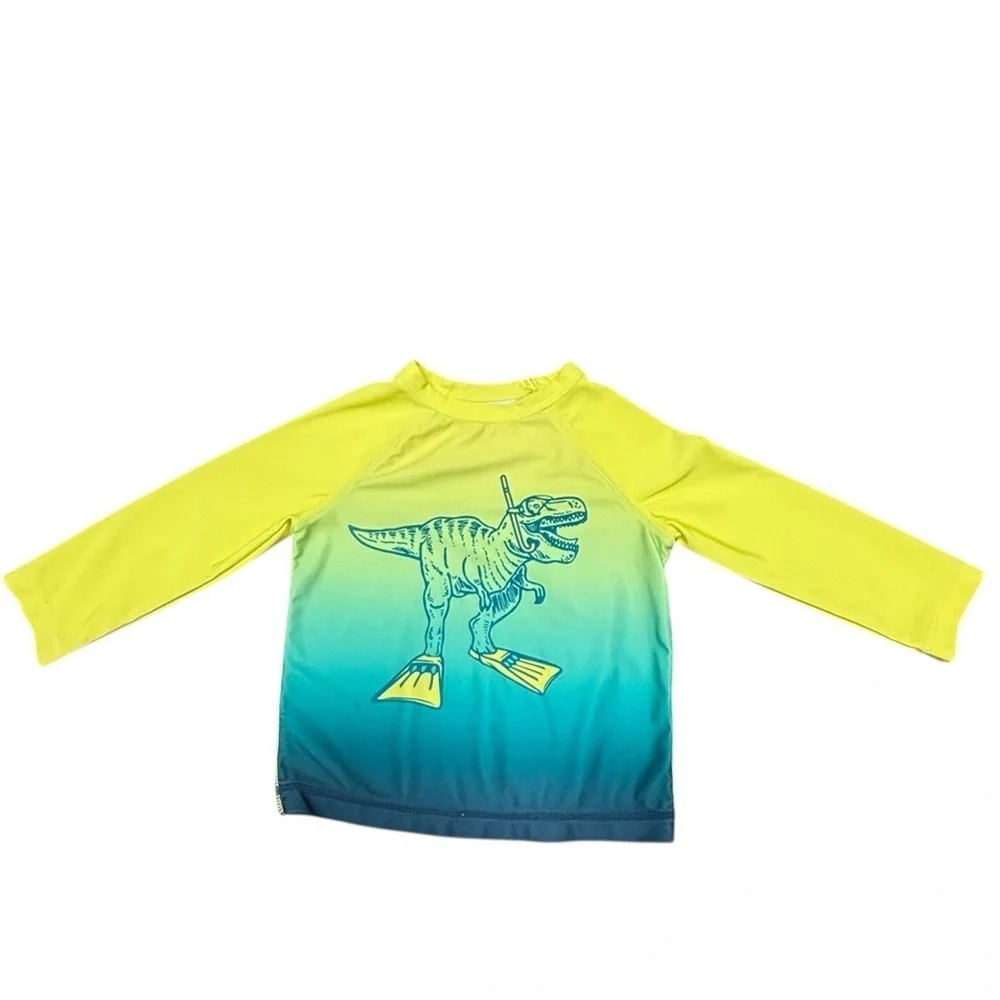 GAP 12-18mo Colorful/HiVis Rashguard. GUC, 15% off w 2+ bundle.